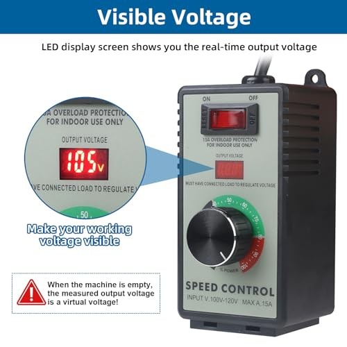 AC Motor Speed Controller - 100V-120V - 15A Max - Electric Fan Speed gallery