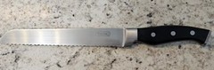 Viking Professional 8″ Bread Serrated Knife German Steel 40093-9994 Black Handle