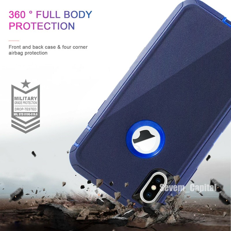 For Apple iPhone X XR XS Max 10 Shockproof Protective Rugged Hard Cover Case gallery