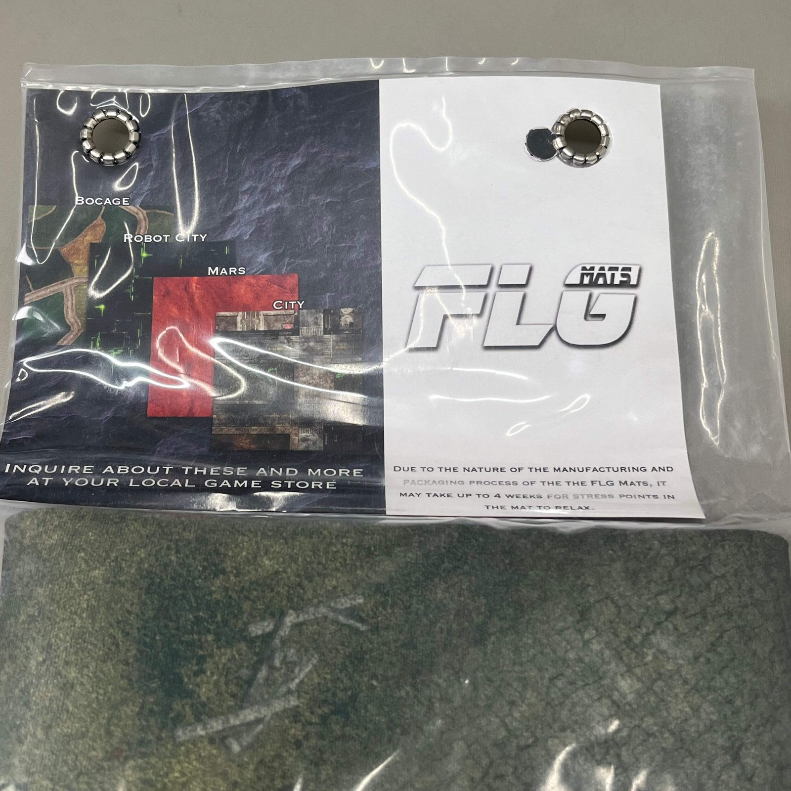 FLG MATS High Quality Gaming Mats Log Battlefield Fabric W/ Rubber Back 35"x16" gallery