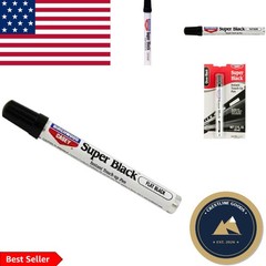 Versatile Fast-Drying Super Black Touch-Up Pen – For Metal & Plastic Surfaces
