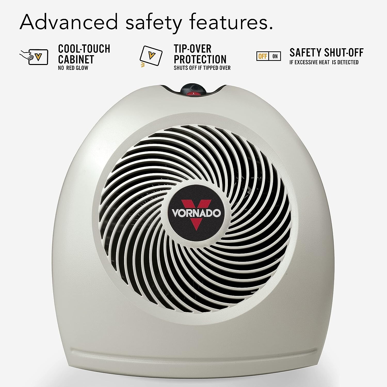 OPEN BOX Vornado VH2 Room / Space Heater , Linen White gallery