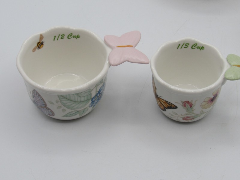 Lenox Butterfly Meadow Measuring Cup Set of 4 New in Box gallery