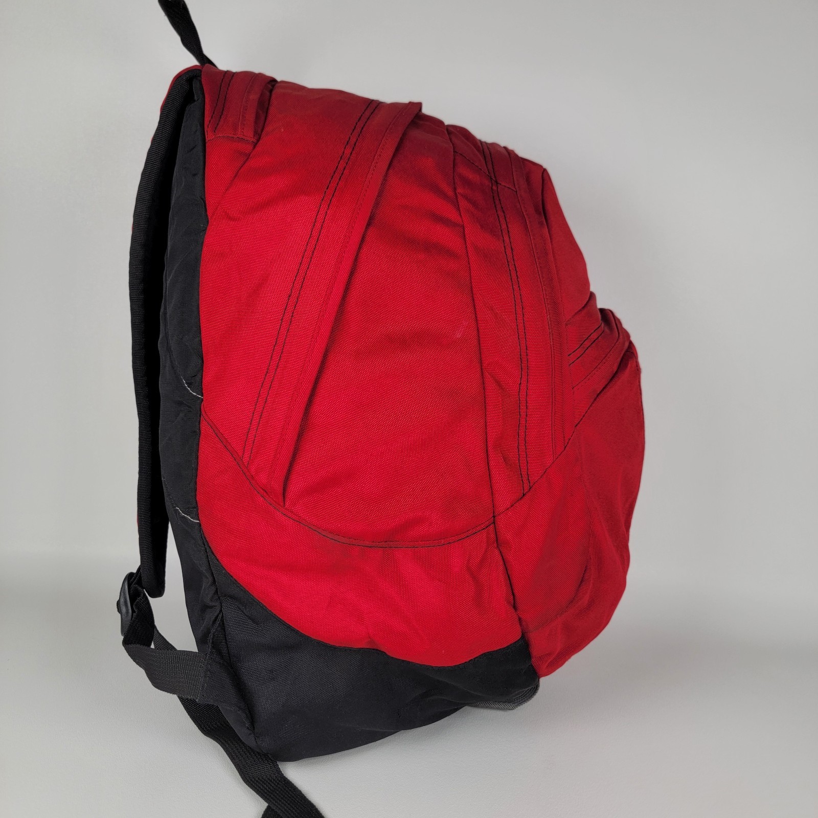 Jansport Unisex  Backpack Red Gray Multiple Pockets 4