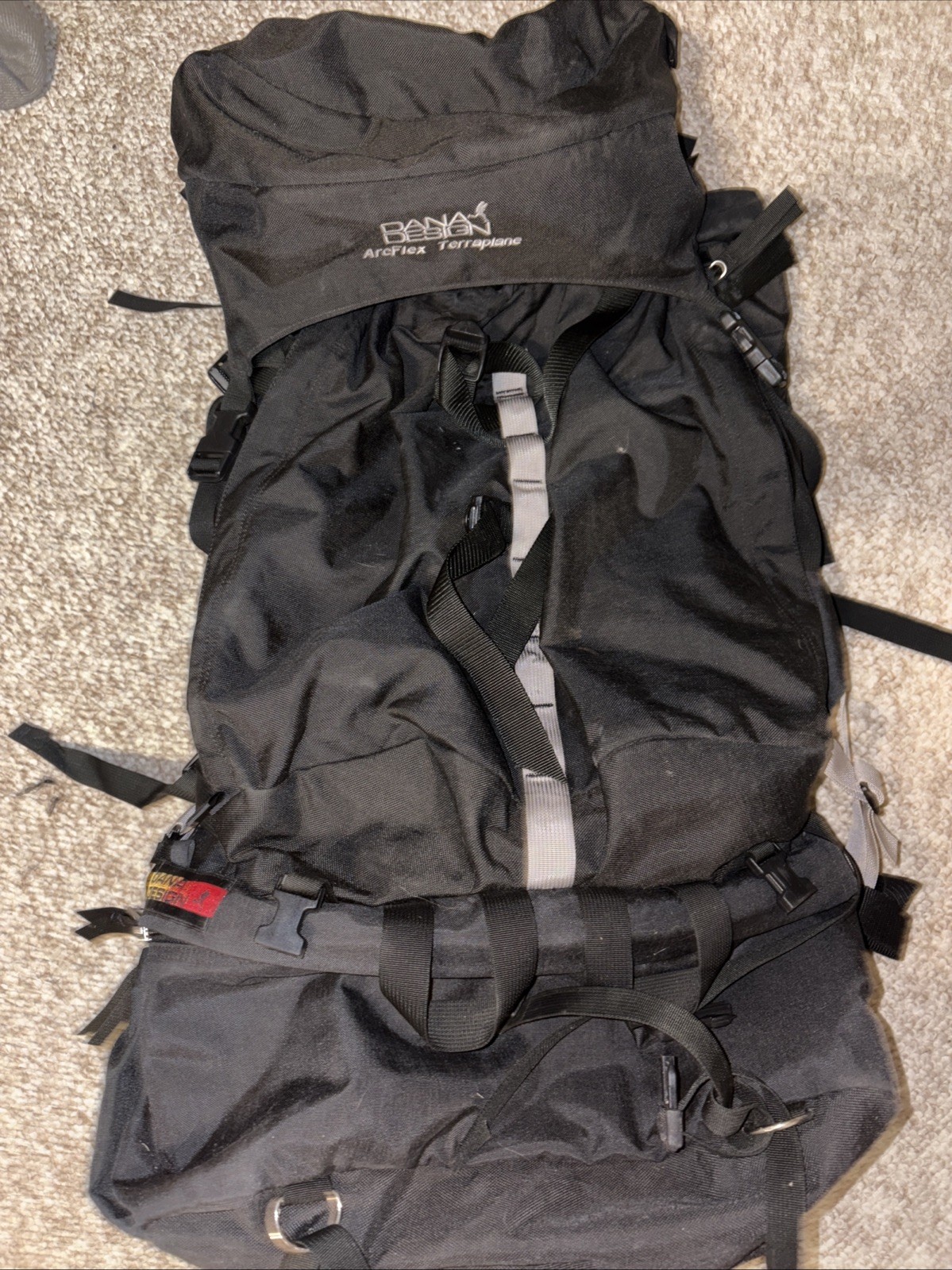 Dana Design Arcflex Alpine Backpack Black Large Pack Med Belt