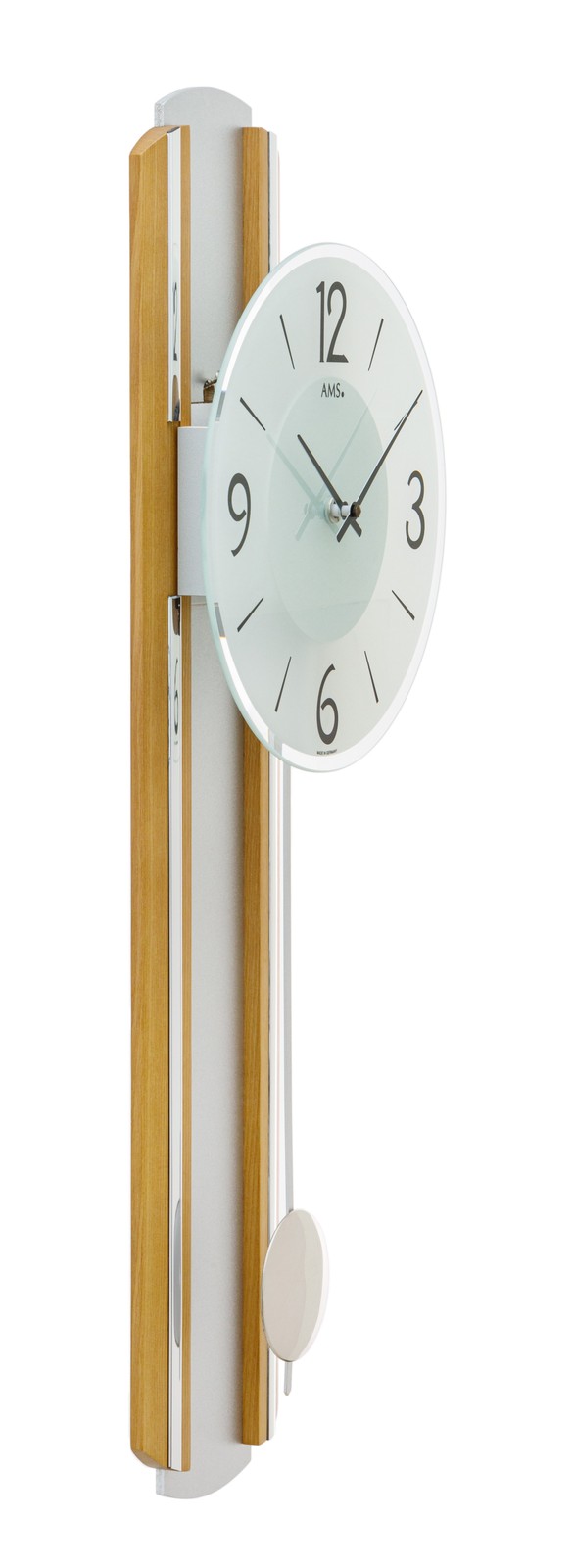 Modern Wall Clock with Quartz Movement by AMS gallery