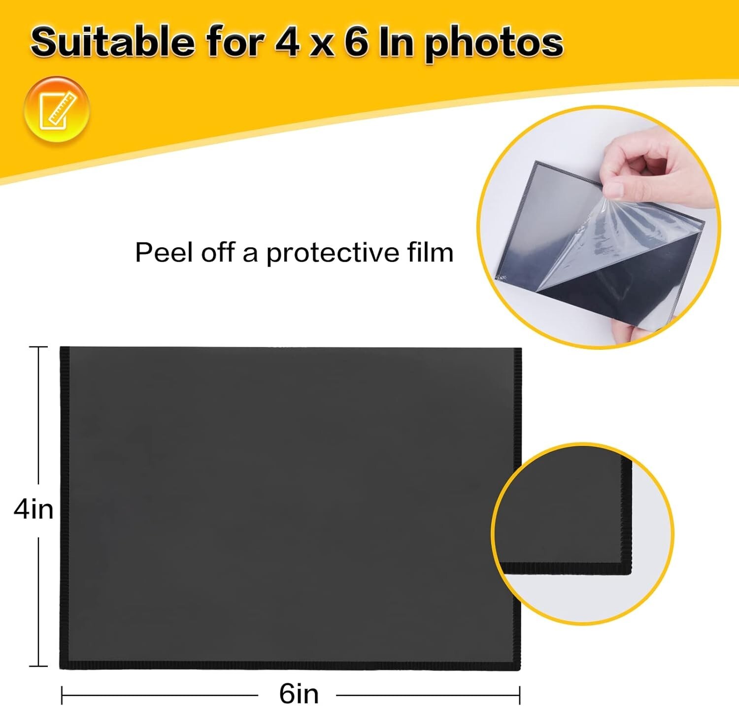 4x6 Inch Magnetic Picture Frame for Refrigerator Fridge Pictures Frame gallery