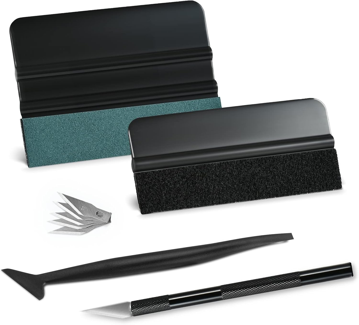 Car Window Tint Installation Kit Vinyl Wrap Tools Squeegee Razor Knife gallery