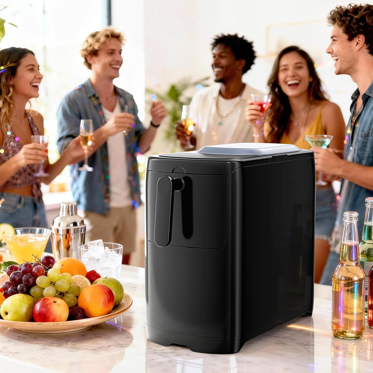 Portable Countertop Ice Maker,Bullet Ice Maker 18Lbs/Day gallery