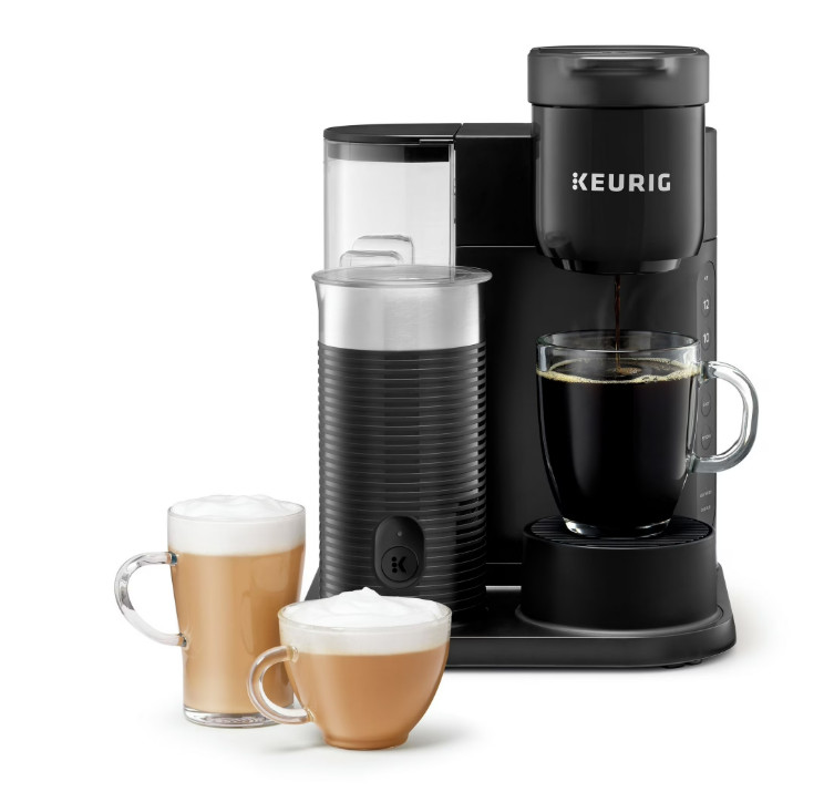 Keurig K-Café Essentials Single-Serve K-Cup Coffee Maker – Black | Milk Frother gallery