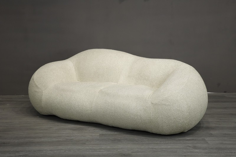 Cat Scratch Boucle 3-Seater Inflatable Sofa 91"x57"x33" Cloud Couch Living Room gallery
