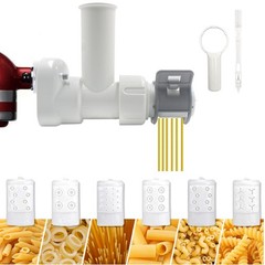 Pasta Maker Attachment for Kitchen aid Stand Mixers with 6 Interchangeable Di…