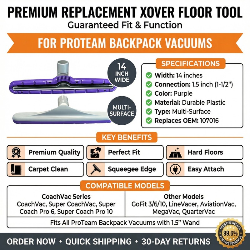Finest Replacement Xover Floor Tool for ProTeam Multi-Surface| 107016 gallery