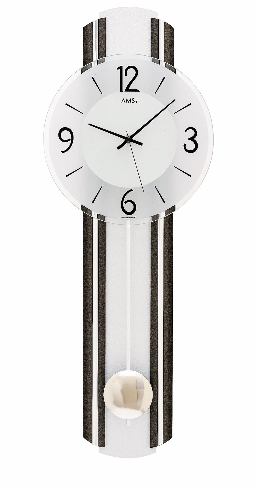 Modern Wall Clock with Quartz Movement by AMS gallery