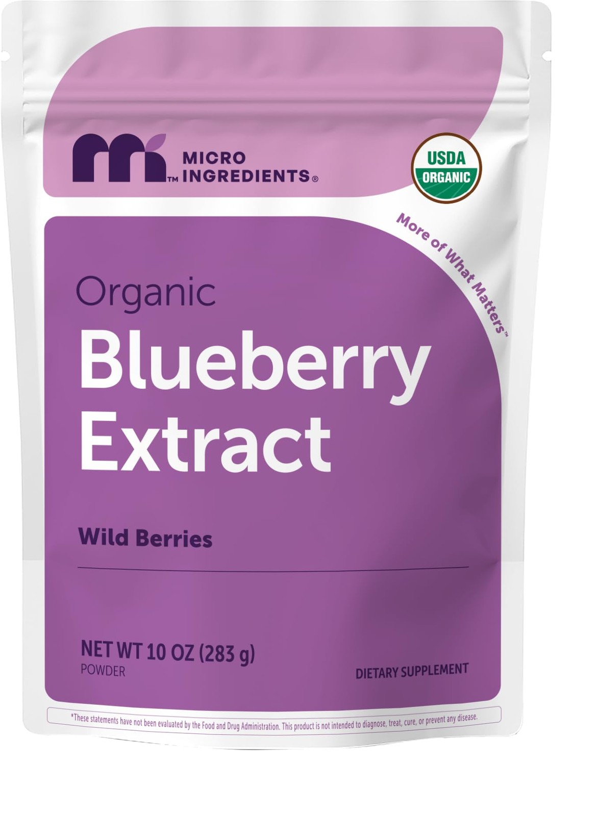 Organic Blueberry Extract Powder, 10oz | 100% Natural 10 Ounce (Pack of 1) gallery