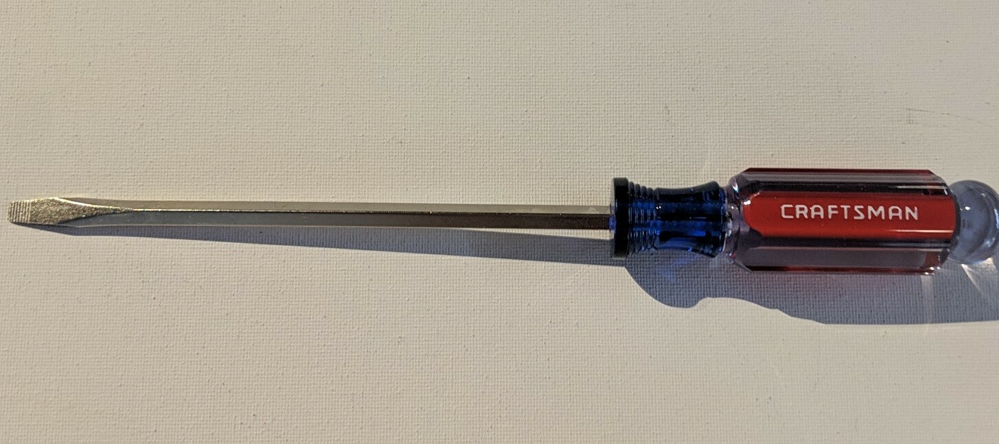 CRAFTSMAN CMHT65023 SLOTTED SCREWDRIVER, 3/16 IN X 6 IN FULL LIFETIME WARRANTY gallery