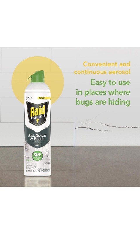 Pack of Raid Essentials Ant, Spider & Roach Killer 27 Aerosol Spray, 10 Oz( 3pc) gallery