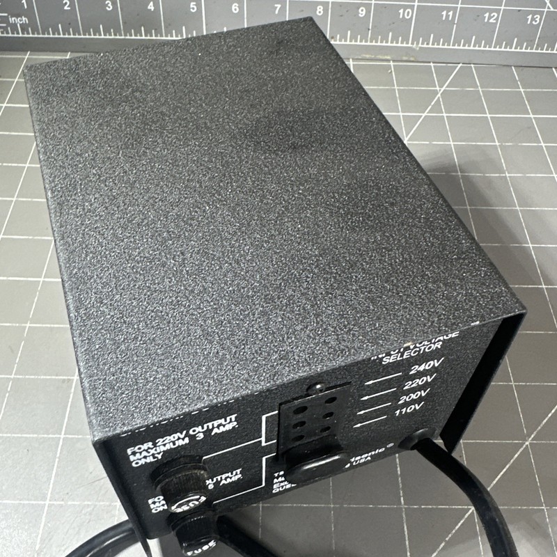Trisonic Step Up & Down Voltage Transformer TS-403-3P 300W 220/240v— 110/120v gallery