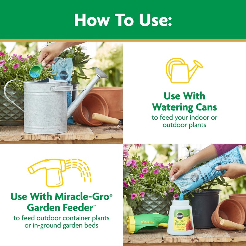 Miracle-Gro Water Soluble Bloom Booster Flower Food Fertilizer - 4 lb. gallery