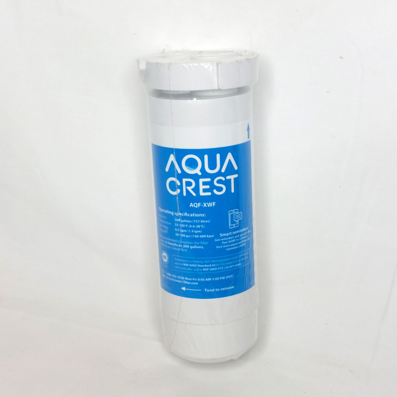 Aqua Crest QF-XWF Water Filter Refrigerator Model Replacement GE FilterLogic NEW gallery