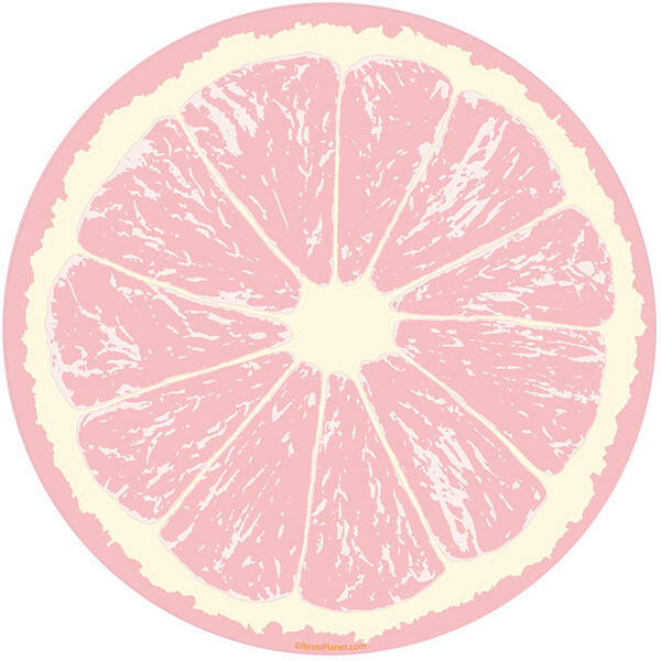 Grapefruit Fruit Slice Citrus Kitchen Wall Decal Retro Decor gallery