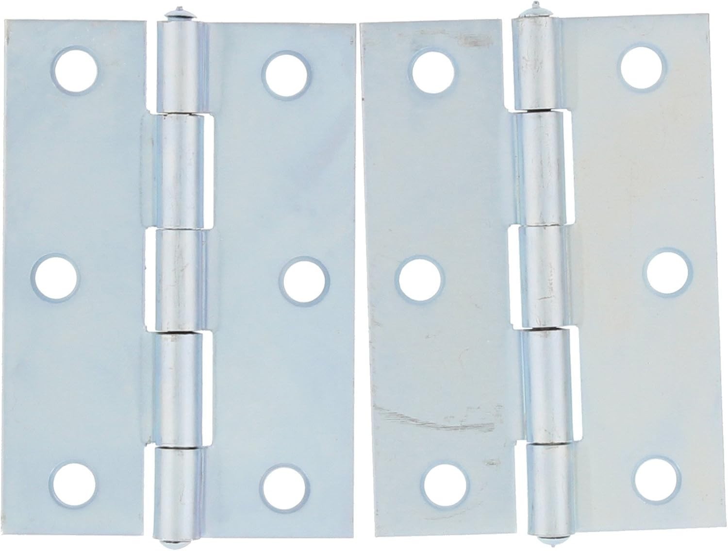 New Ultra Hardware 2.5 Inch Square Corner Narrow Hinge Silver 2 Piece gallery