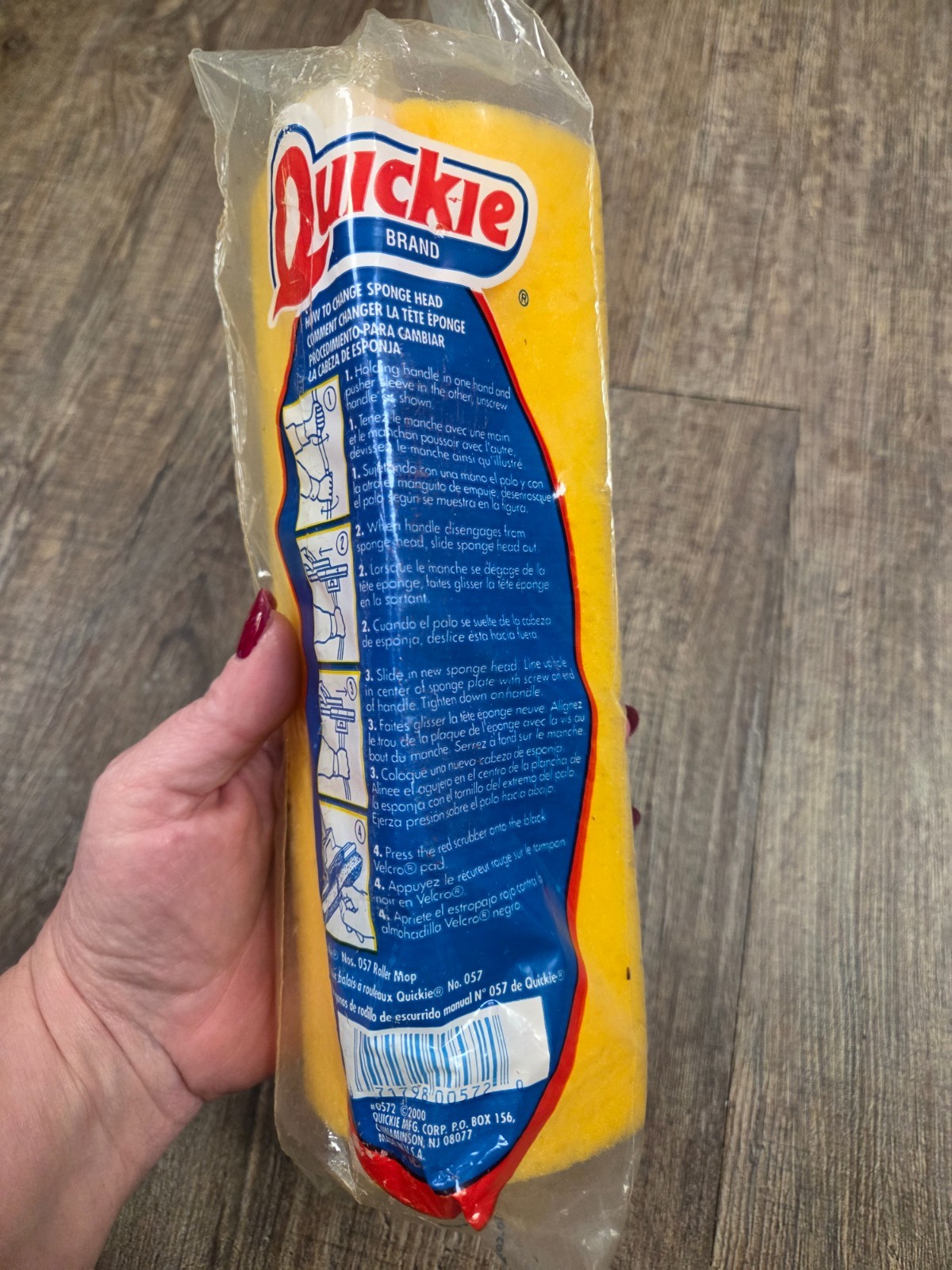 Quickie Automatic Roller Mop Refill Type R #0572 Vintage 2000 gallery