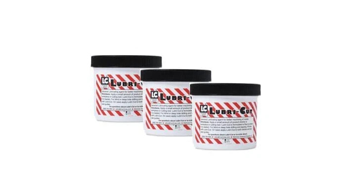 Lubricut Cutting Paste 3-Pack – 10oz x3 Beeswax Lubricant for Drilling & Tapping gallery