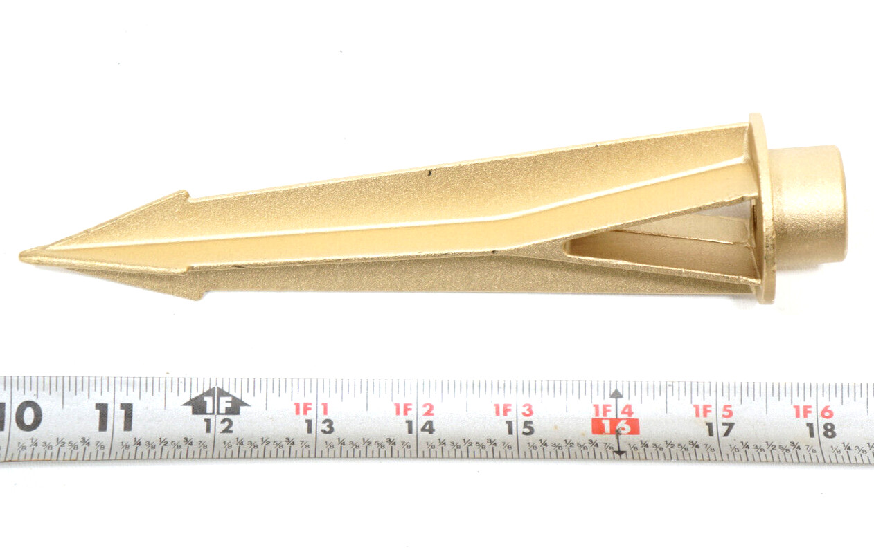 Solid Brass Heavy Duty Replacement Landscape Light Stake Female 1/2 Threaded gallery