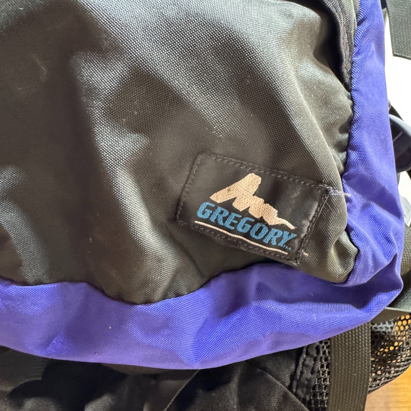 Gregory Backpack with Frame Medium Blue Black with Rain Fly Cover 2