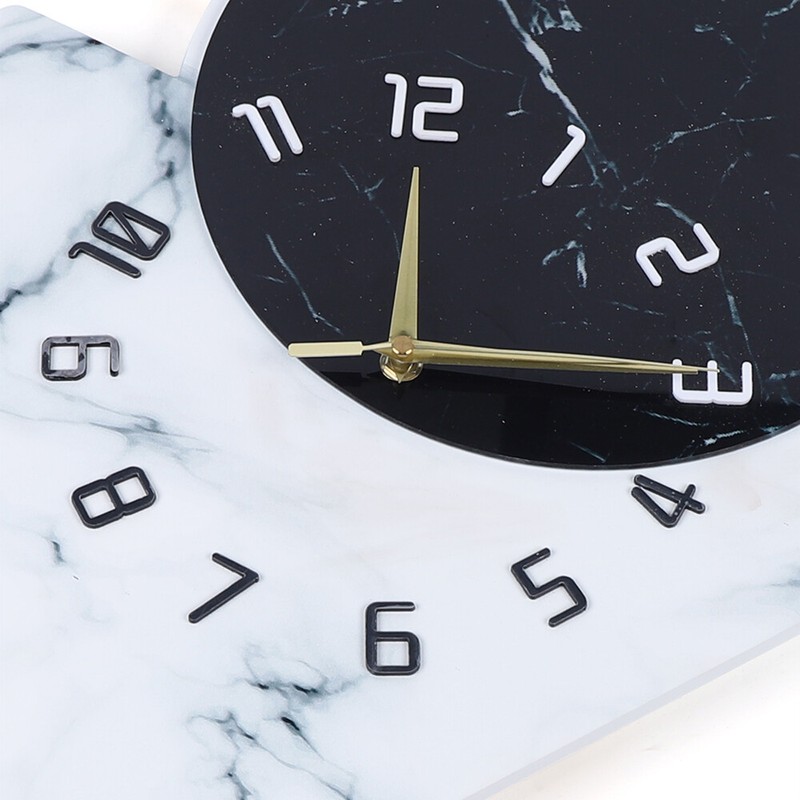 22.5" Modern Wall Clock Large Unique Hanging Art Crafts Living Room Decoration gallery