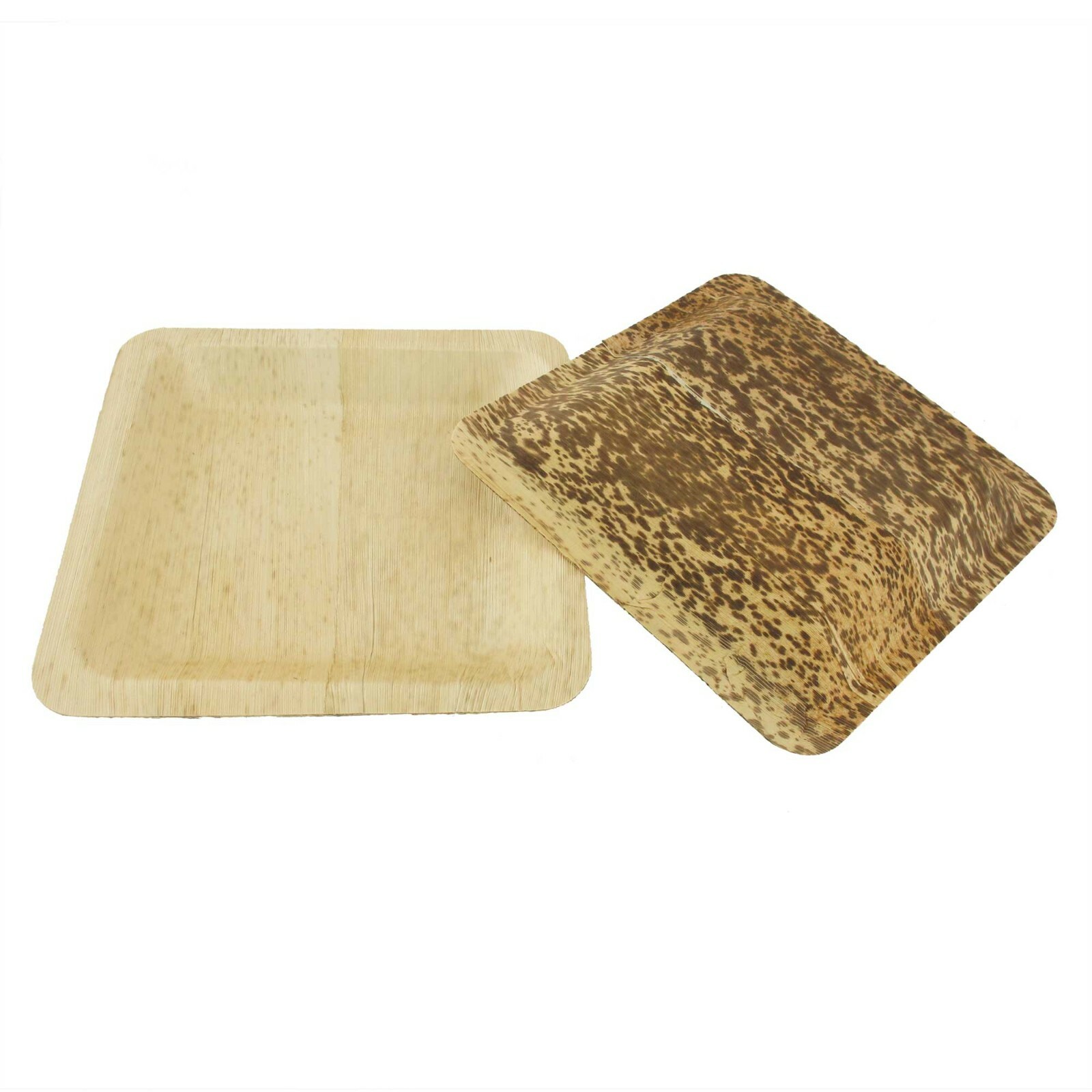 BambooMN Bamboo Leaf Square Plates - Multiple Sizes & Qty. Available gallery