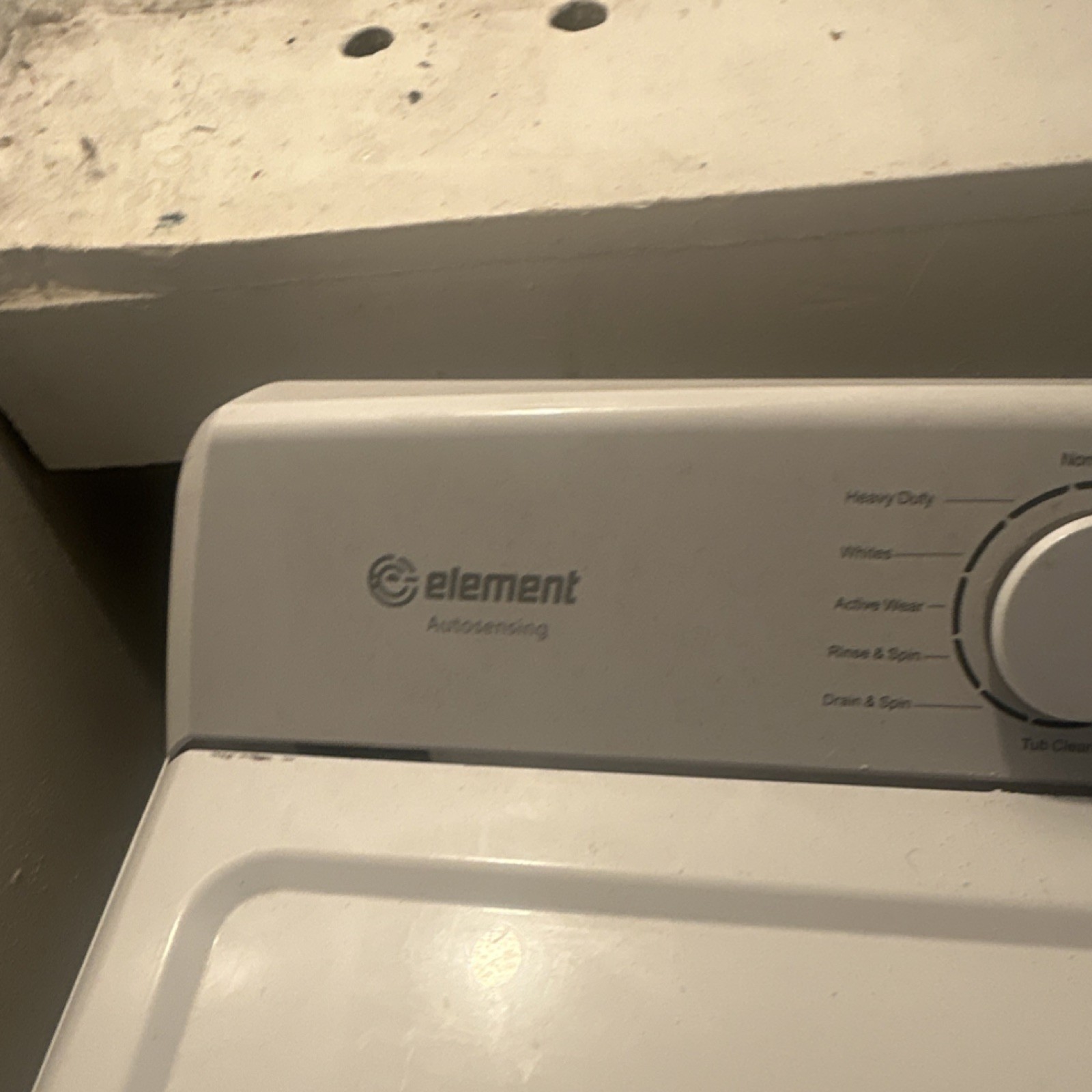 Element Autosensing Top-Loading Washing Machine White Heavy Duty Rinse & Spin gallery