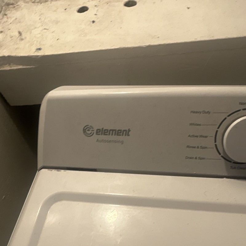 Element Autosensing Top-Loading Washing Machine White Heavy Duty Rinse & Spin gallery