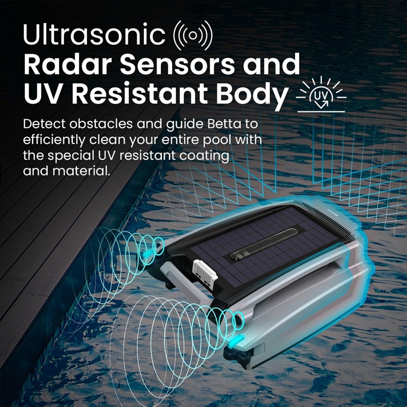 Betta SE Plus Solar Powered Smart Robotic Pool Skimmer, 2-Year Warranty gallery
