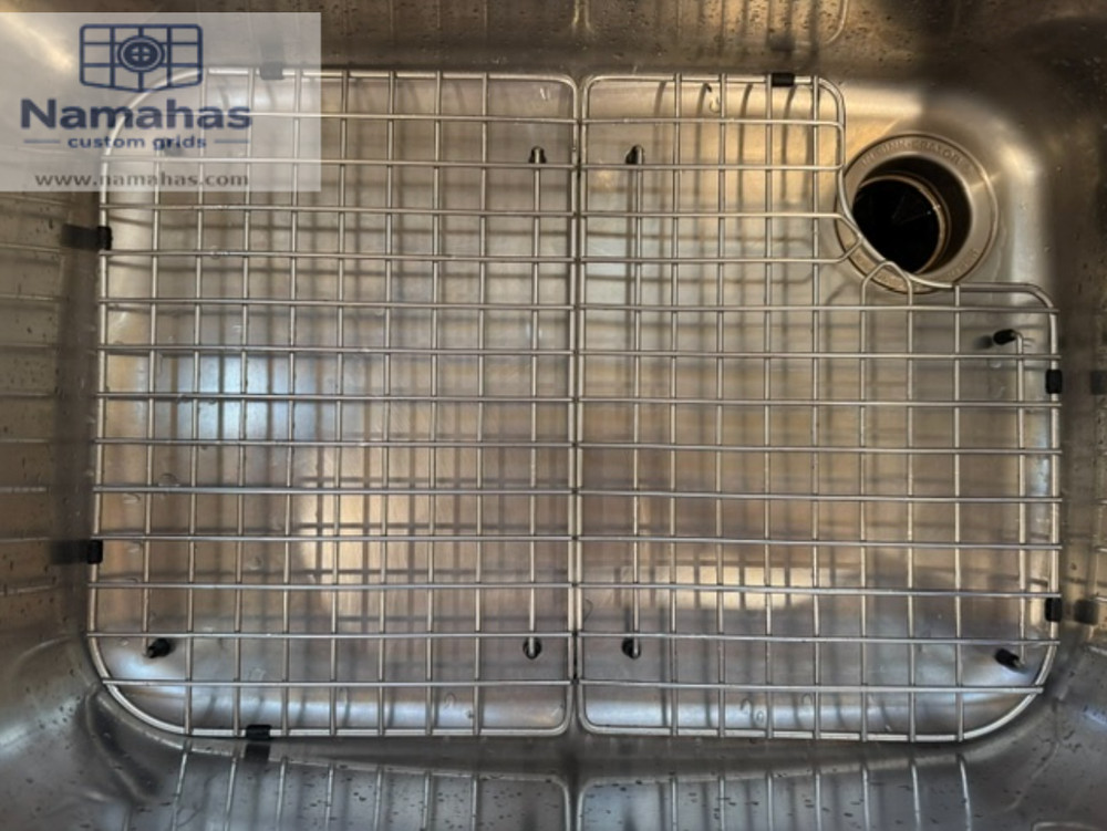 Sink foldable grid compatible with Franke GN28-36S custom made for GNX110-28
