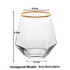 Hexagonal (320ml/10.8oz) or Octagonal (440ml/14.8oz) Shaped Glass gallery