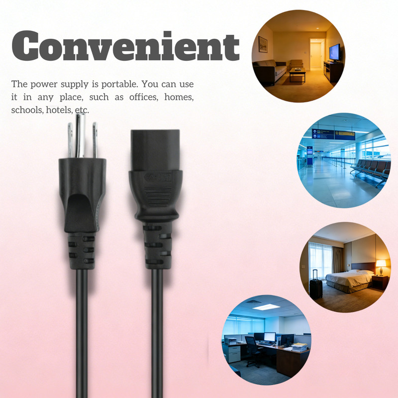 6ft UL AC Power Cord For Pyle PMXAKB2000 2000 Watt Wireless Stereo Mixer Karaoke gallery