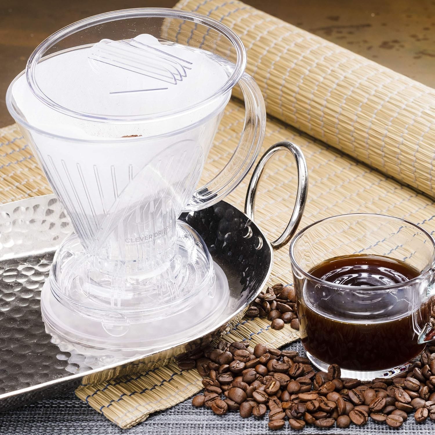 Large 18 oz| Barista's Choice| Safe Plastic|Includes 100 Filters (18 oz Large) gallery