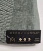 ARCH/MANTLE DUSTY OLIVE GREEN GRAY 100% COTTON STRIPE CHECKER BATH OR HAND TOWEL gallery