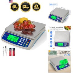 Large Digital Kitchen Scale 30KG Commercial Food Scale 66LB for Baking Bread …