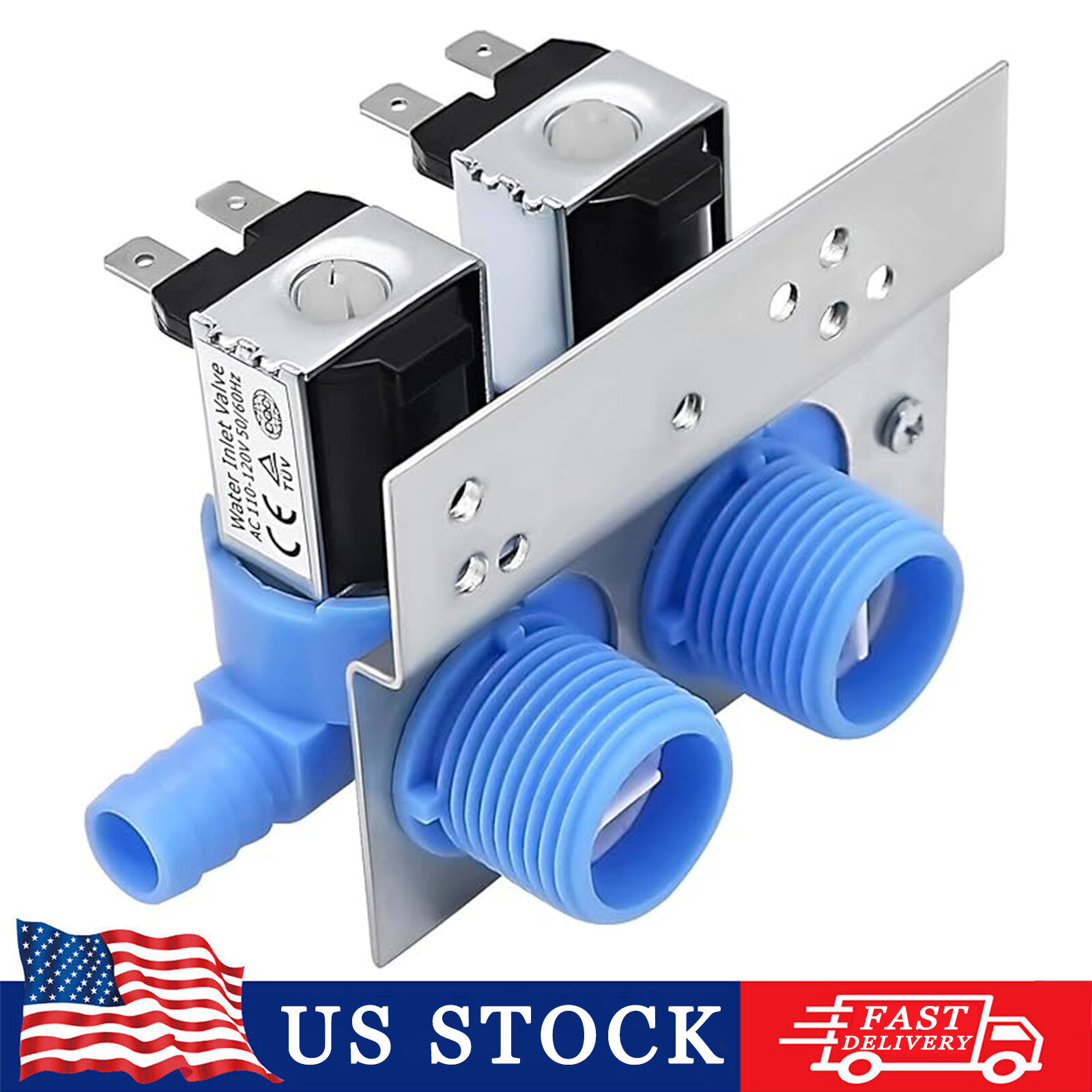 285805 Water Inlet Valve with Bracket for Whirlpool Kenmore Washer gallery