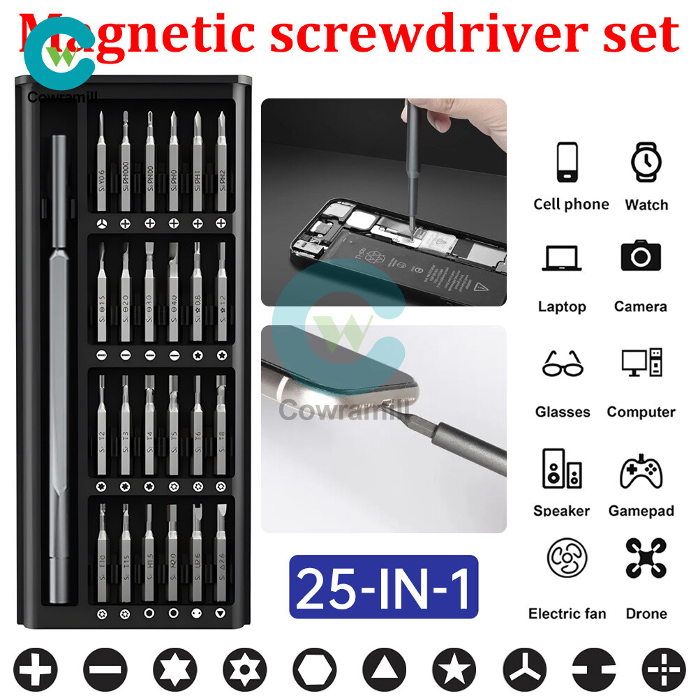 25/63 in1 Magnetic Precision Screwdriver Set PC Phone Computer Repair Tool Kit gallery