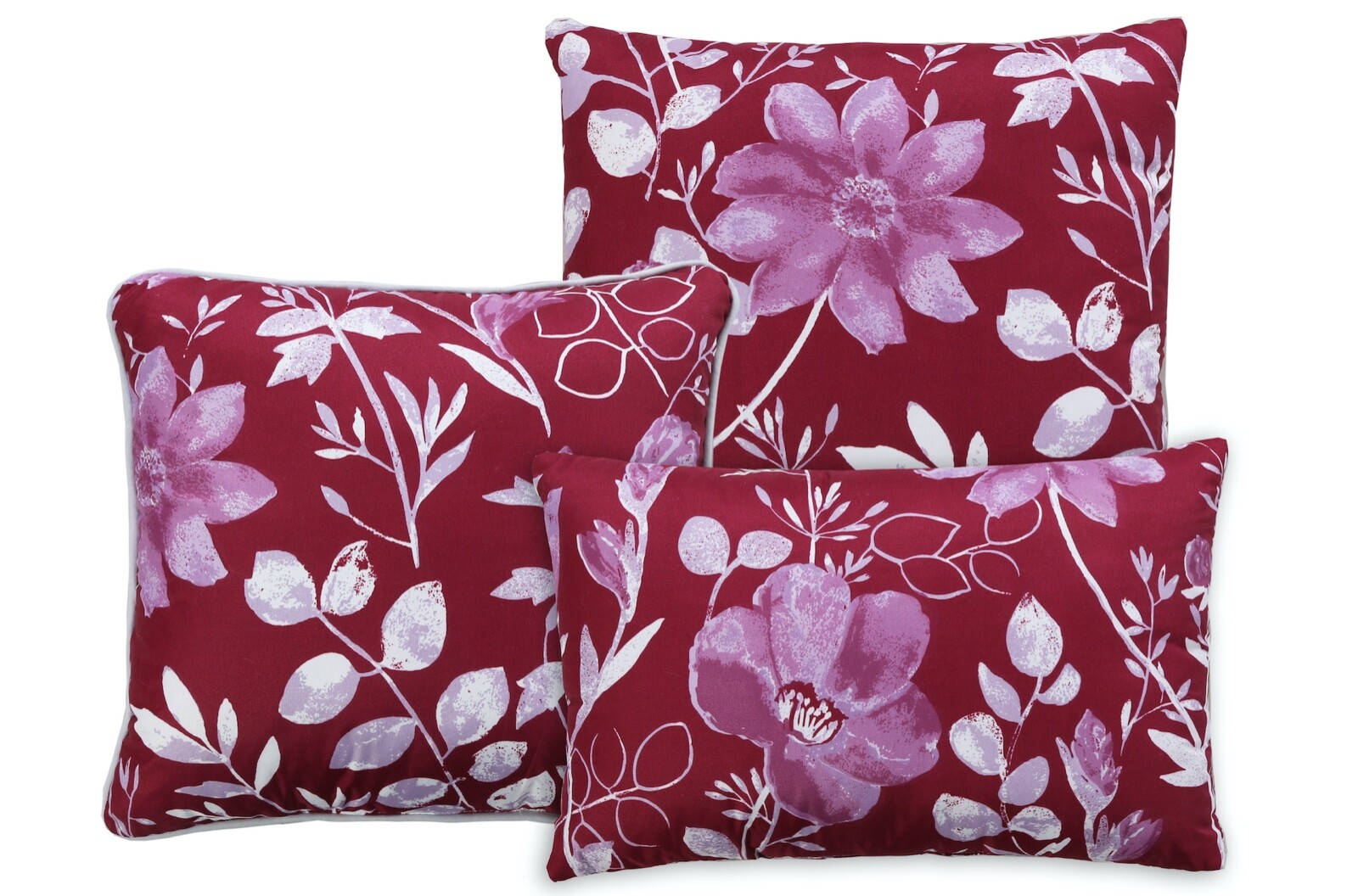 Rainbow Collection Luxury 7-Piece Red Floral Comforter Set - Cal King gallery