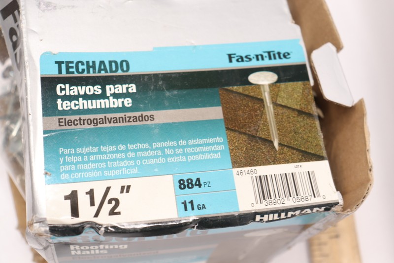 Hillman Electro Galvanized Roofing Nails 11-Ga 1-1/2" 5 lb. 461460 gallery