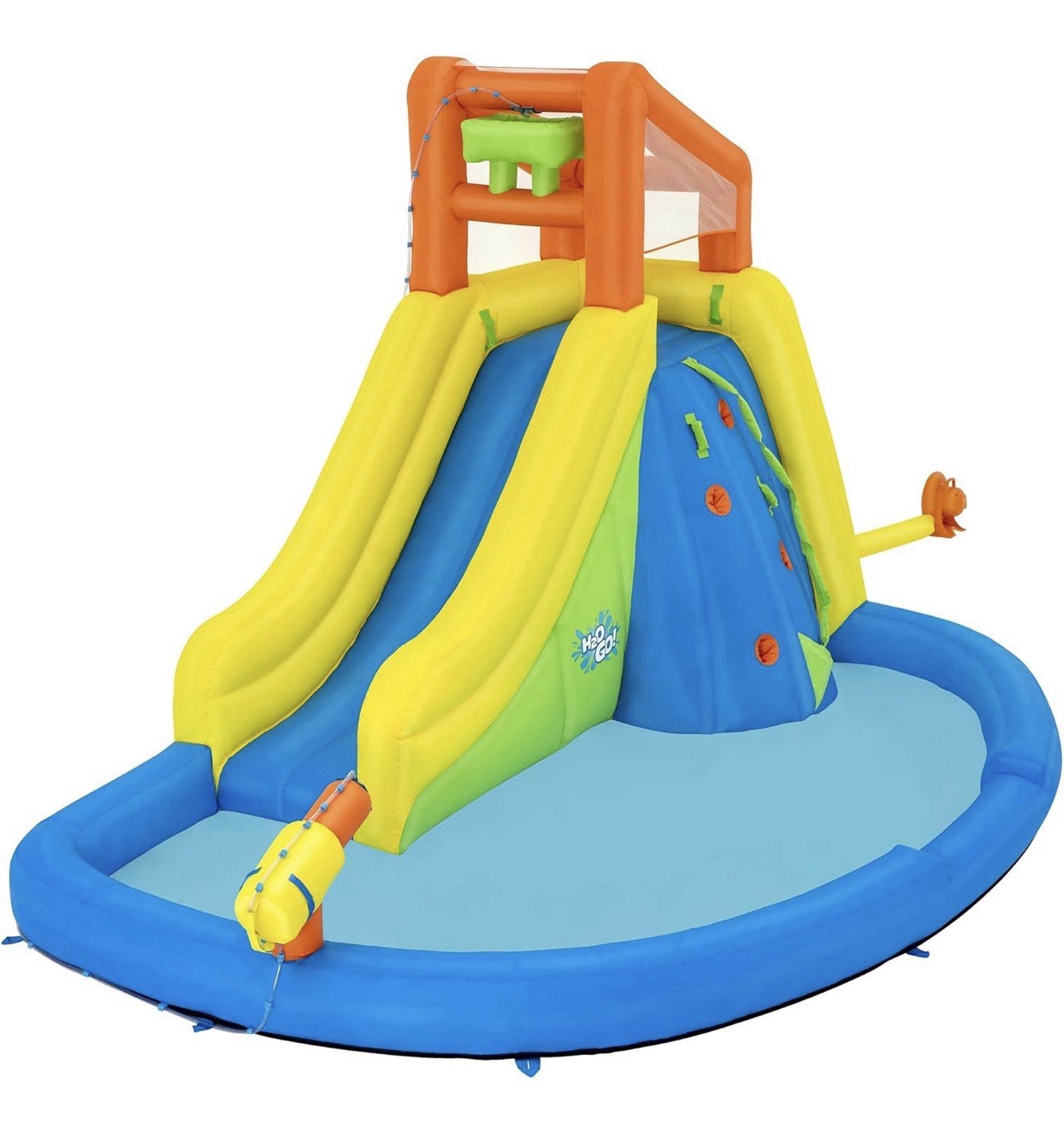 H2OGO! Mount Splashblast Mega Water Park –Inflatable Pool, Slide & Climbing Wall gallery