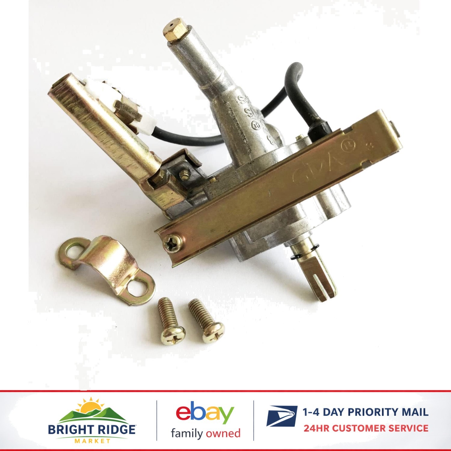BBQ Grill Gas Valve, 45° Angle Design, Stainless Steel for Long Lasting Use gallery