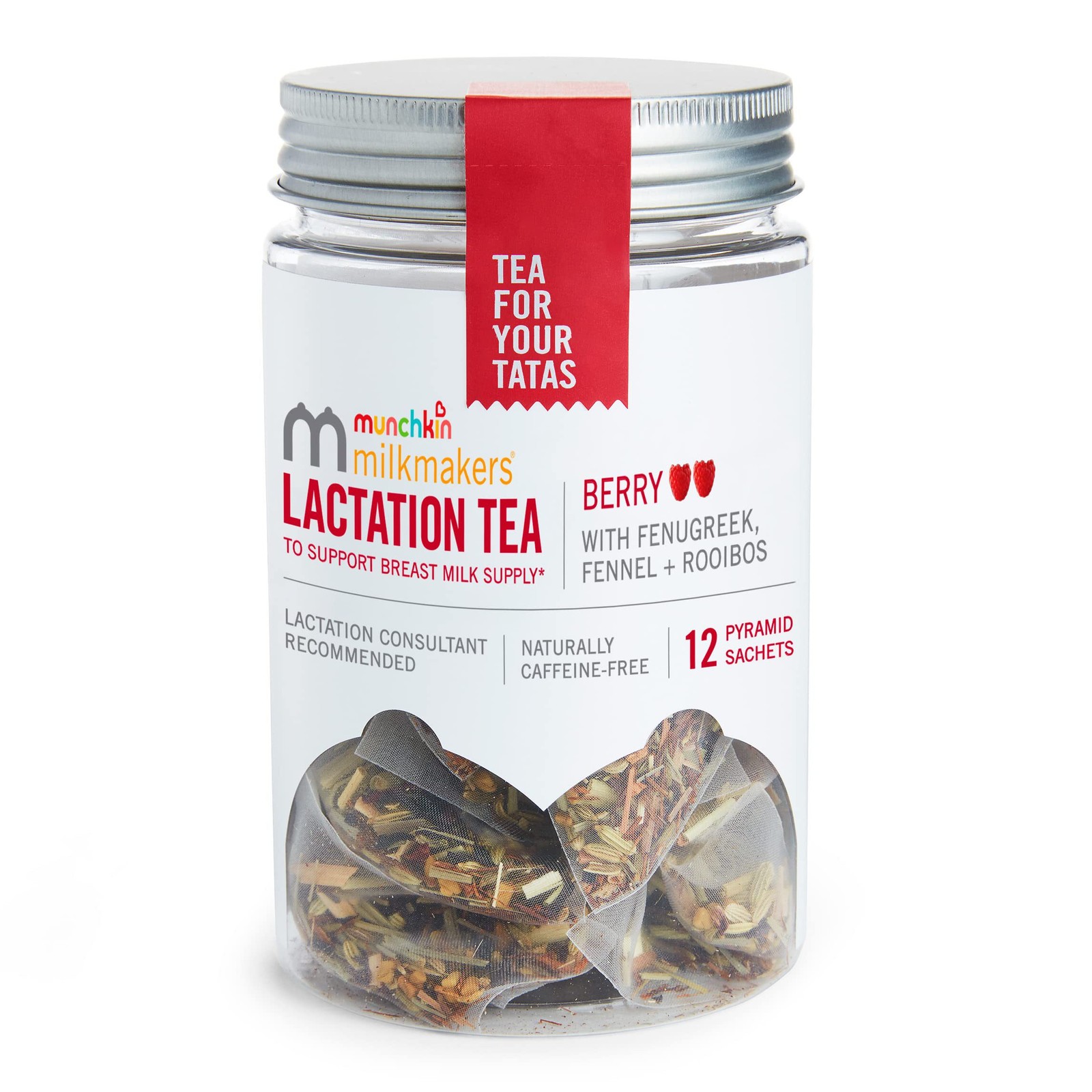 2x Munchkin Milkmakers Lactation Tea, Berry, 12 Count gallery