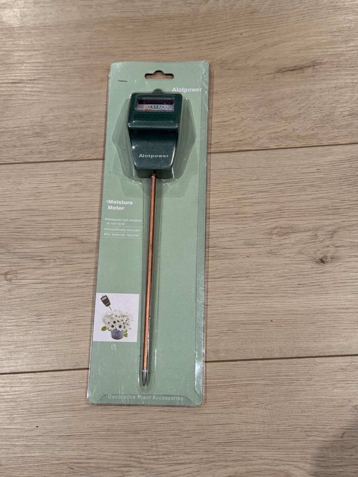 Alotpower Moisture Meter Portable No Batteries Required for Soil and Plants gallery