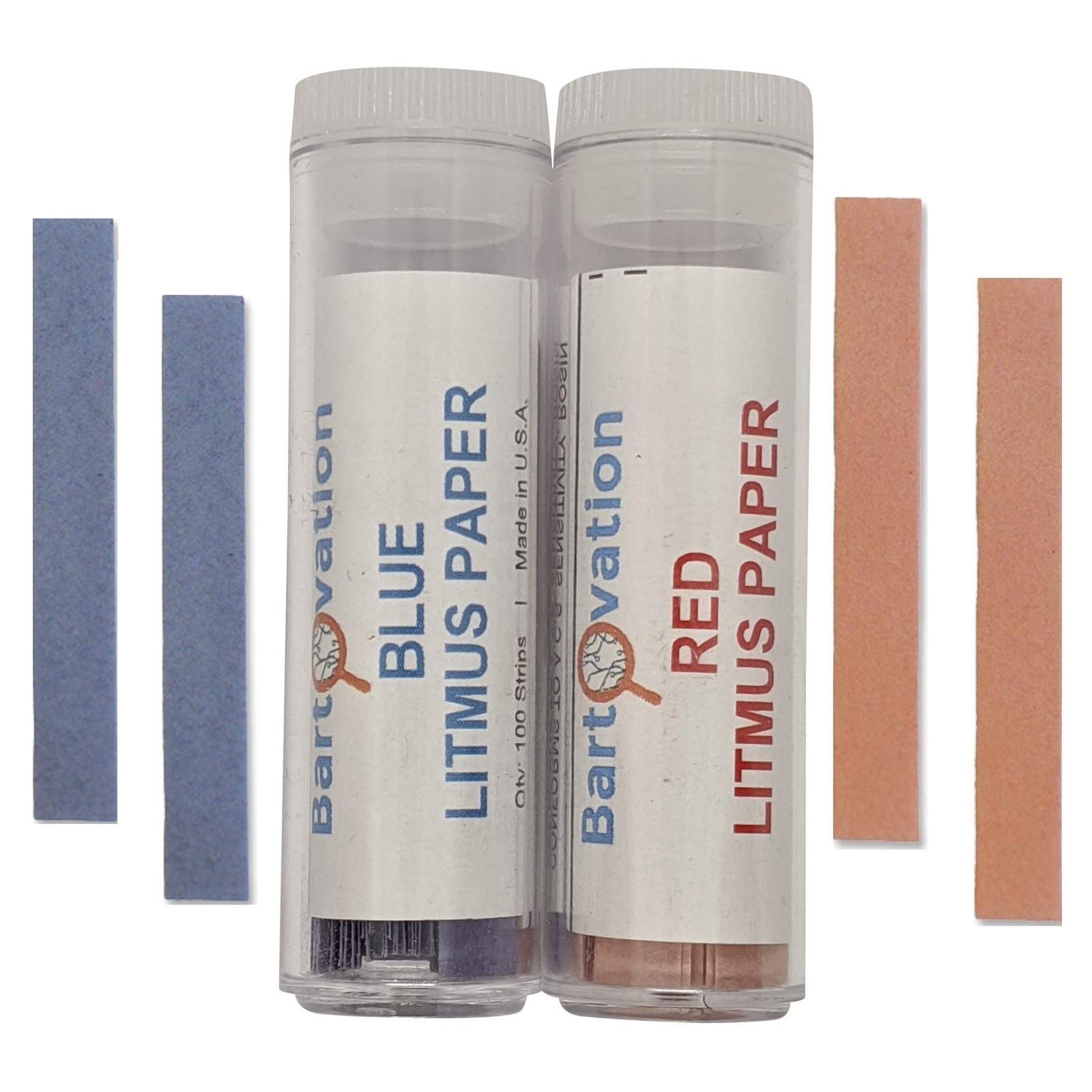 Red & Blue Litmus Paper Acid/Base Indicator Strips Combo Pack with 200 Strips gallery